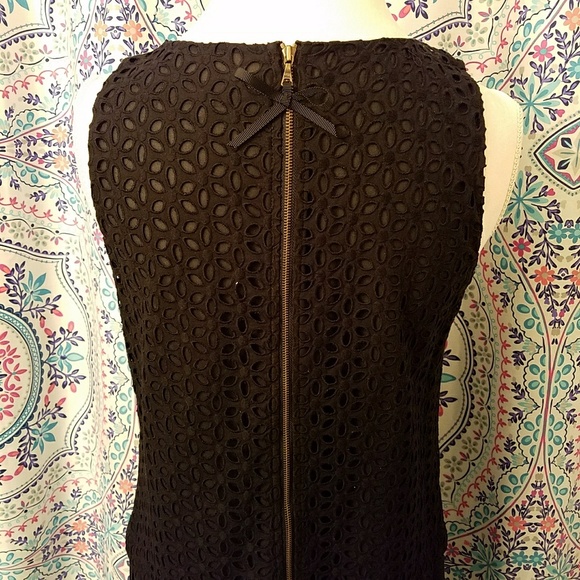 LOFT Eyelet Detail Drop Waist Cocktail Dress - Picture 5 of 7